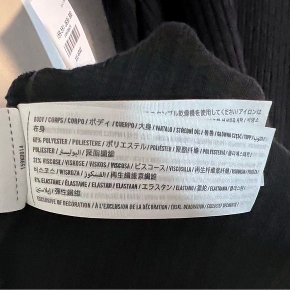 Abercrombie & Fitch | Low Back Ribbed Knit Midi
Dress, Black, Size XXL - NWT - Picture 9 of 10